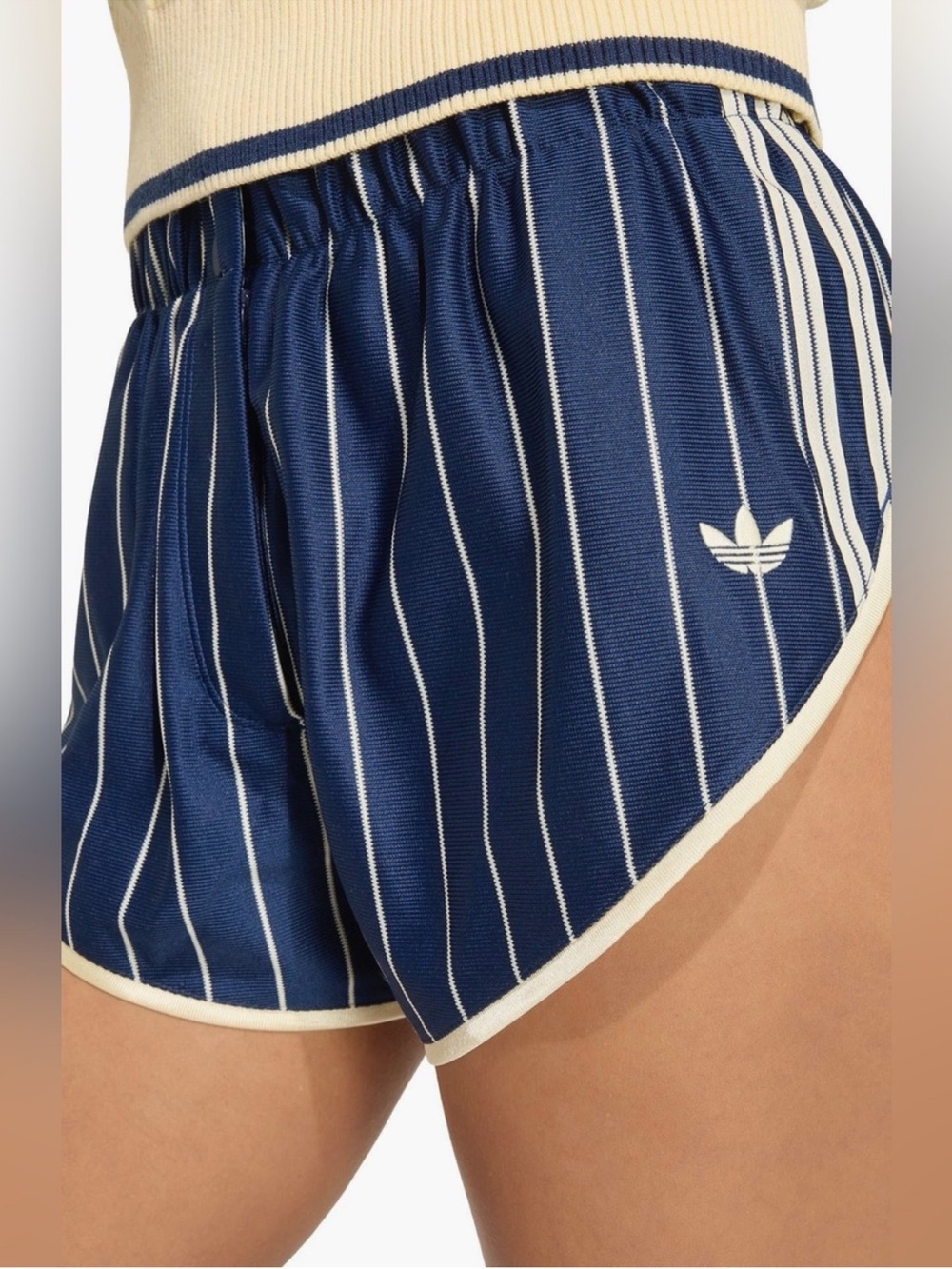 adidas Pinstripe Firebird Shorts